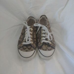 Coach Tennis Shoes.  Size 7.5